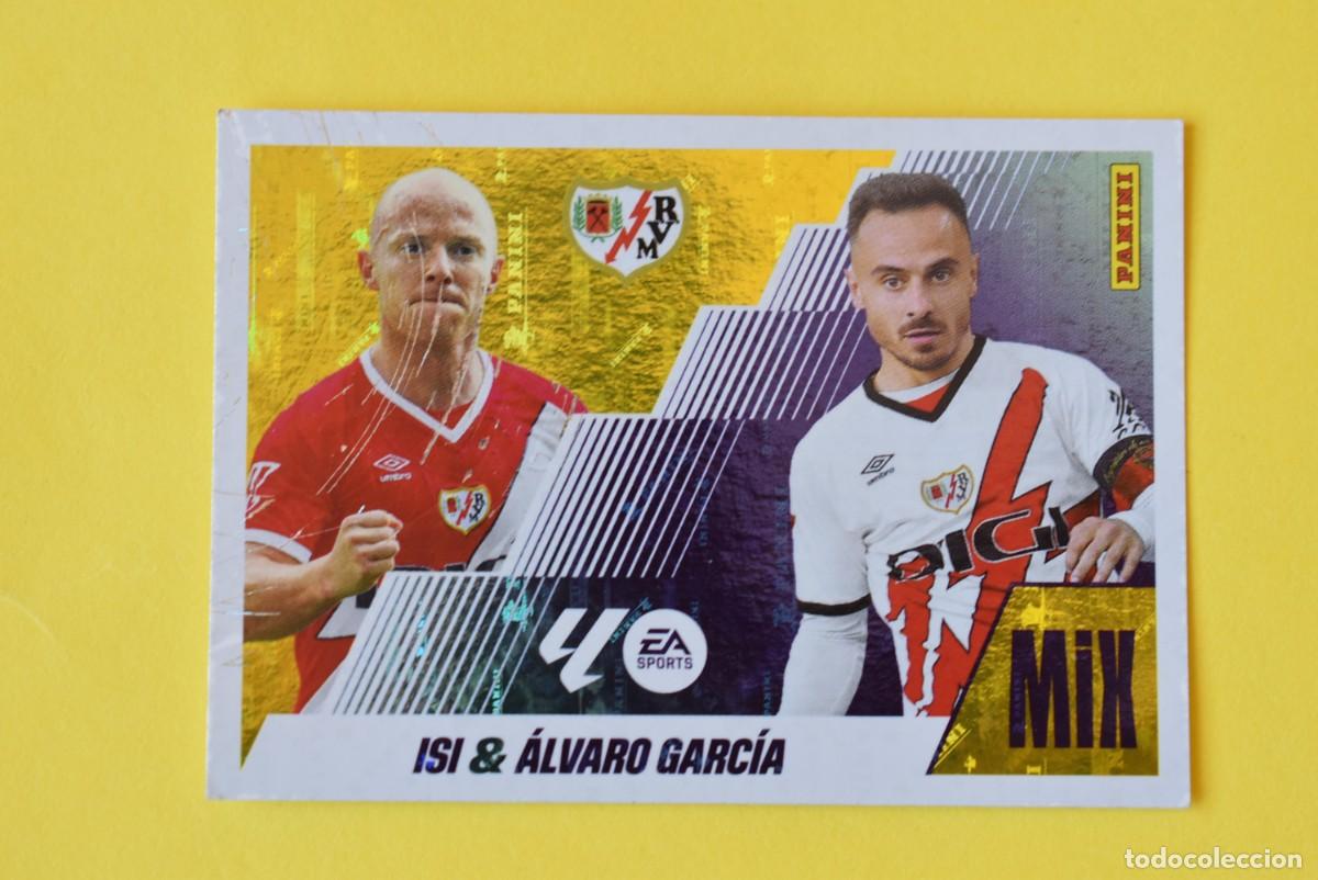 Cartes &agrave; collectionner de Football: Cromo Liga 25 26 2025 2026. Isi & &Aacute;lvaro Garc&iacute;a. MIX. N. &ordm; 12. Rayo Vallecano. Panini. Leer
