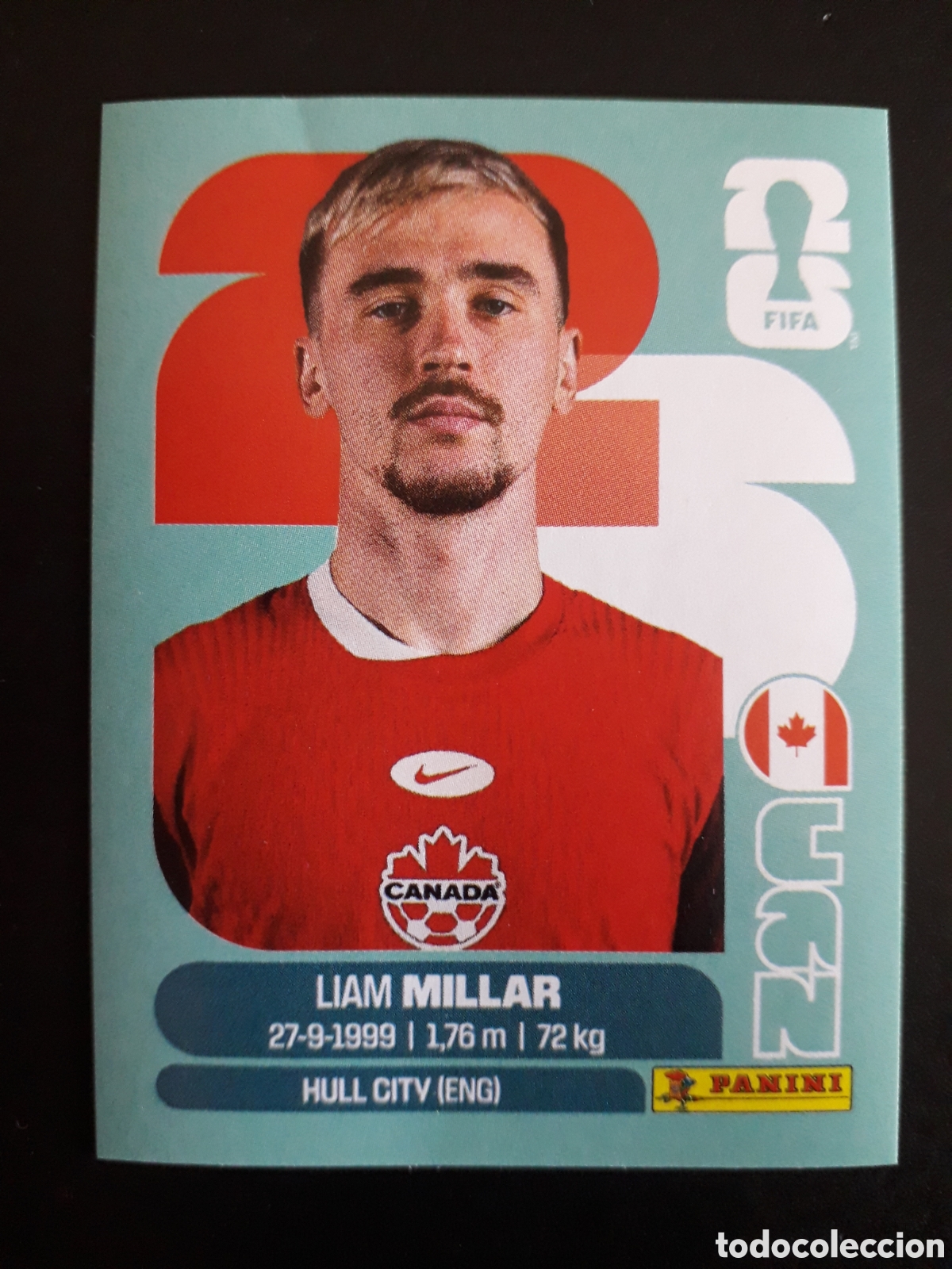 Cromos de F&uacute;tbol: MILLAR CANAD&Aacute; CAN 18 MUNDIAL F&Uacute;TBOL 2026 FIFA WORLD CUP PANINI SIN PEGAR PEDIDO M&Iacute;NIMO 3&euro;