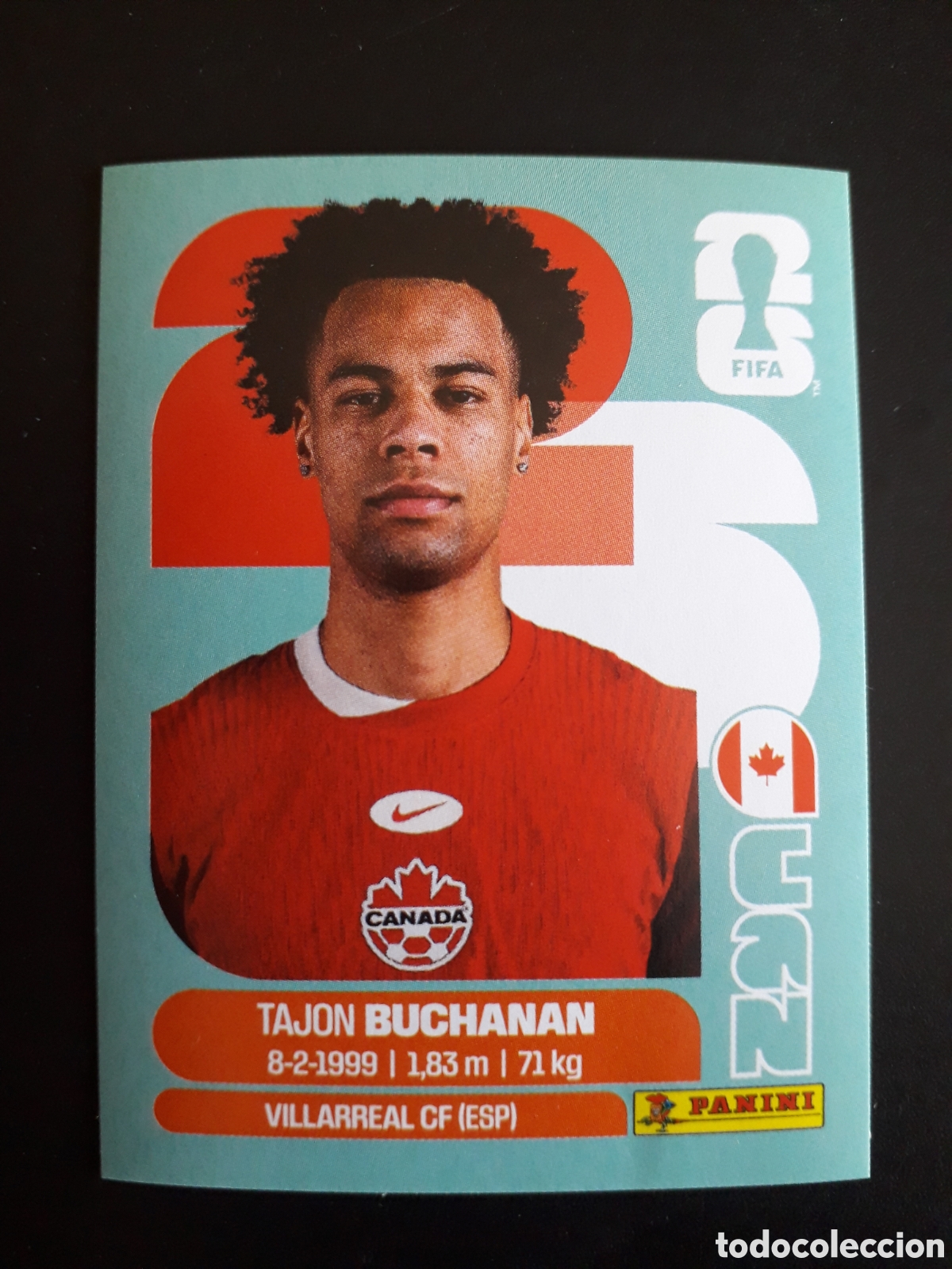 Cromos de F&uacute;tbol: BUCHANAN CANAD&Aacute; CAN 17 MUNDIAL F&Uacute;TBOL 2026 FIFA WORLD CUP PANINI SIN PEGAR PEDIDO M&Iacute;NIMO 3&euro;