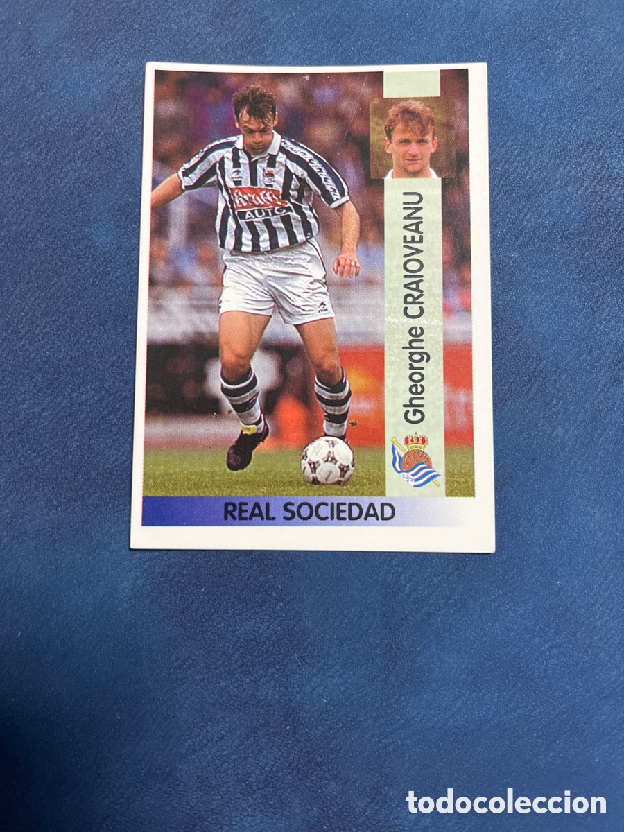 Cartes &agrave; collectionner de Football: CRAIOVEANU 111 REAL SOCIEDAD 96 97 PANINI 1996 1997 NUEVO SIN PEGAR CROMO UNIFICO ENVIO