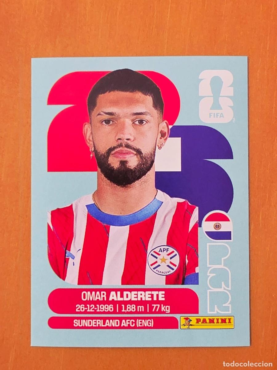 Cromos de F&uacute;tbol: PAR 7 Omar Alderete, Paraguay, Panini FIFA World Cup Mundial 2026 Sticker