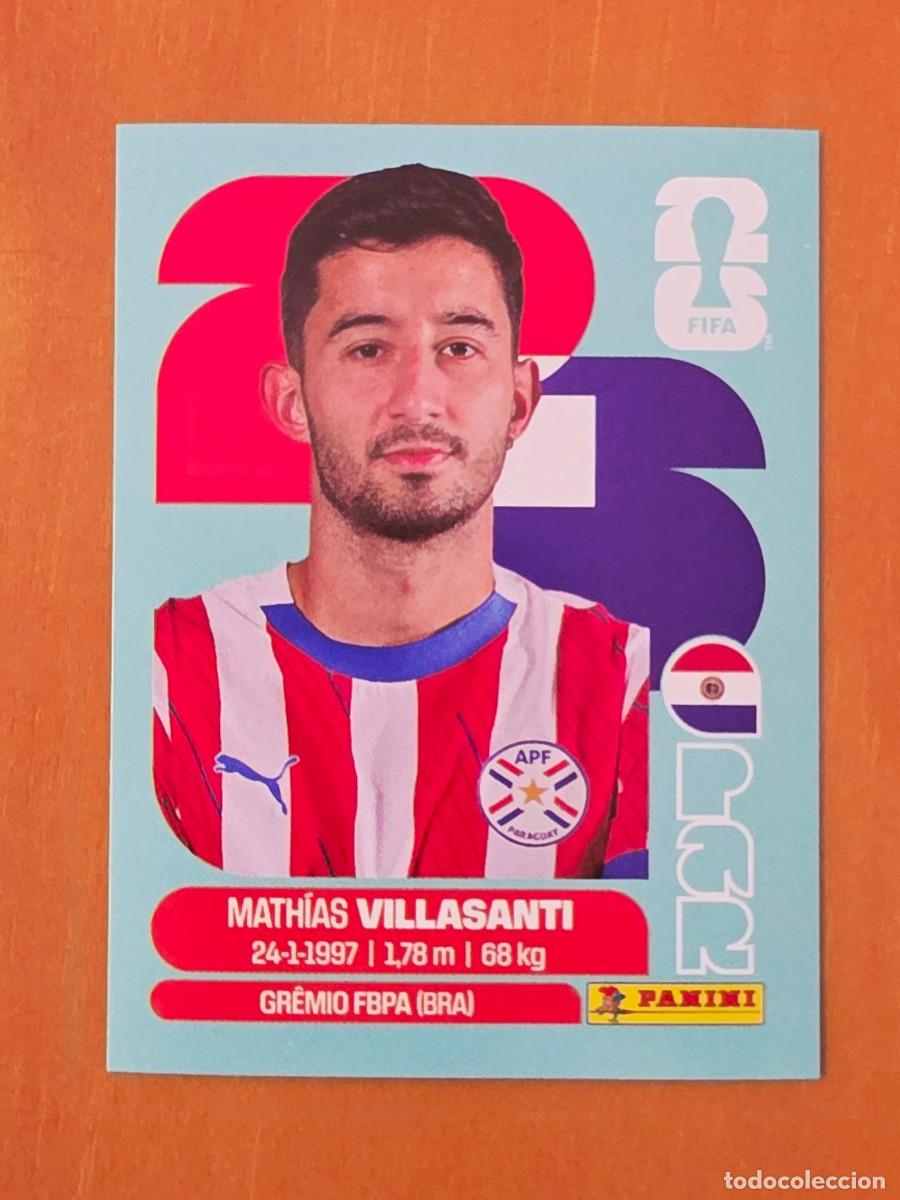 Cromos de F&uacute;tbol: PAR 9 Math&iacute;as Villasanti, Paraguay, Panini FIFA World Cup Mundial 2026 Sticker