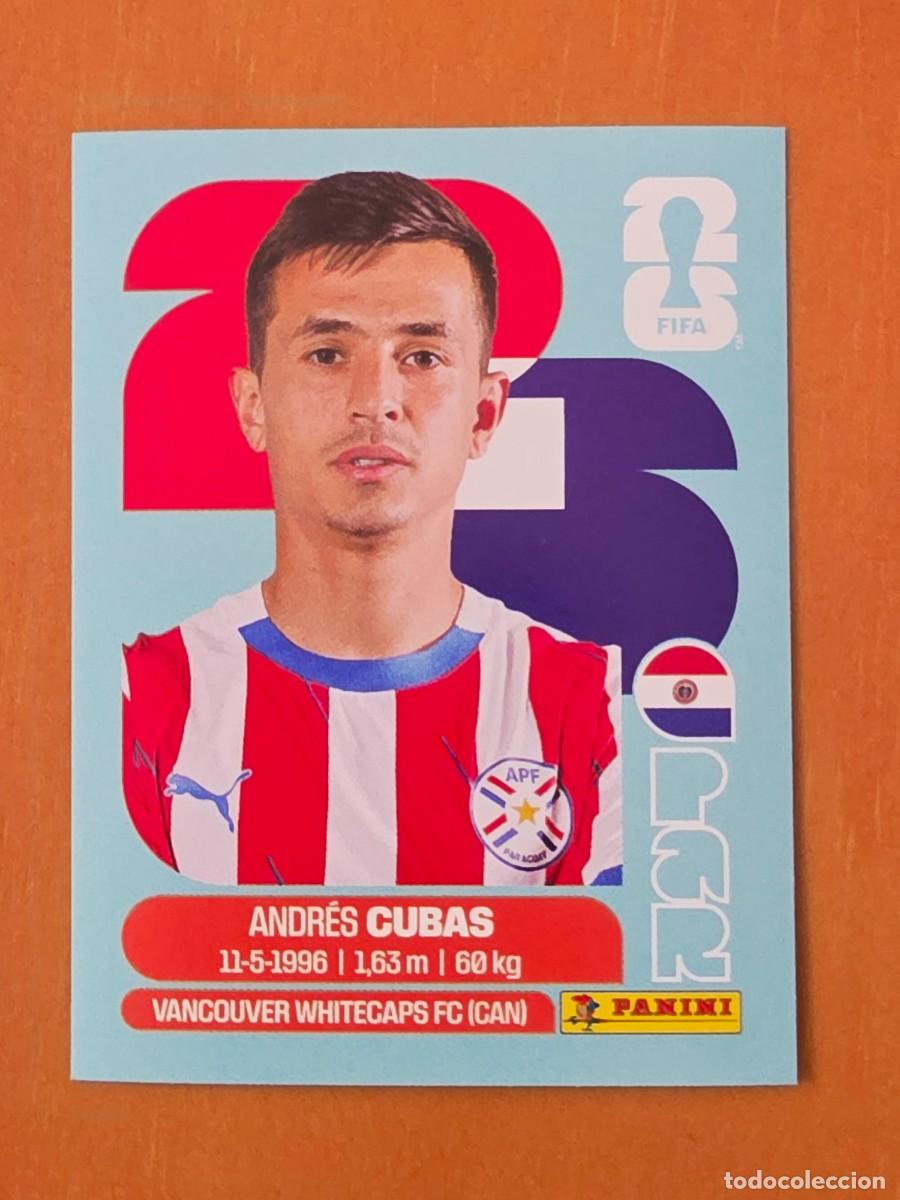 Cromos de F&uacute;tbol: PAR 12 Andr&eacute;s Cubas, Paraguay, Panini FIFA World Cup Mundial 2026 Sticker