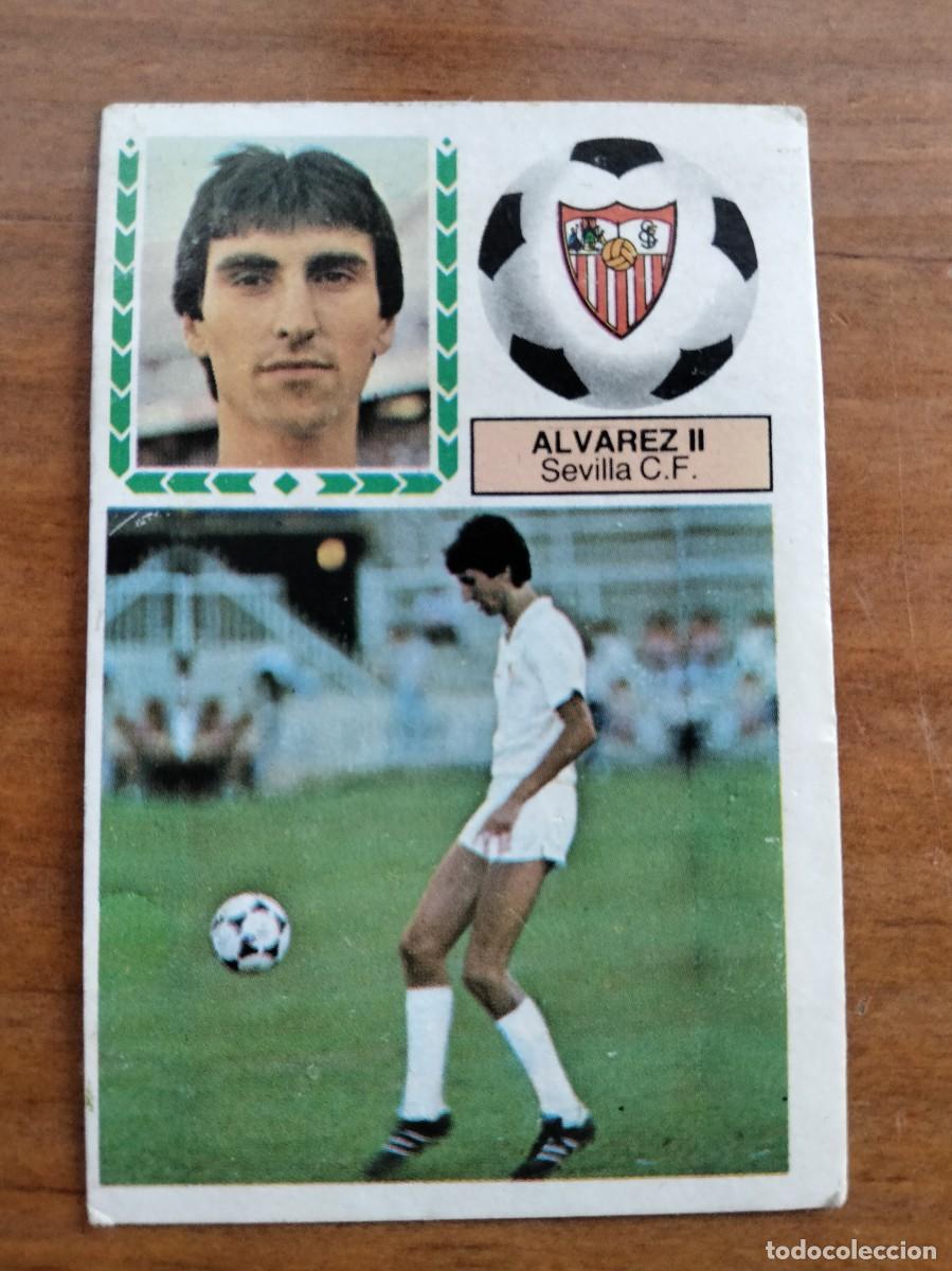 Cartes &agrave; collectionner de Football: &Aacute;lvarez II fichaje 34 Sevilla cromo &aacute;lbum liga Este 83 84