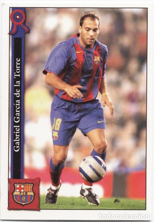Cartes &agrave; collectionner de Football: F.C. BARCELONA GABRI N&ordm; 14 MUNDICROMO LAS FICHAS DE LA LIGA 2005 2006 05 06