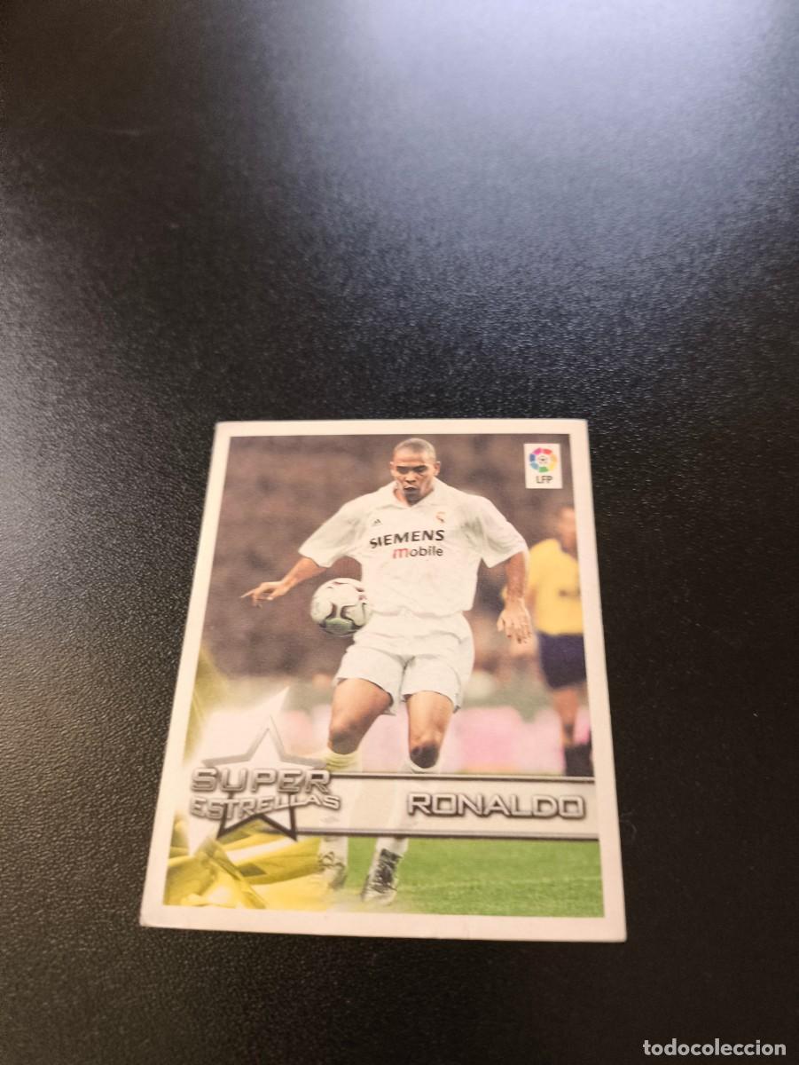 Cartes &agrave; collectionner de Football: 39 RONALDO REAL MADRID PANINI 2002 2003 FUTBOL SUPERLIGA 02 03 SIN PEGAR NO LIGA ESTE