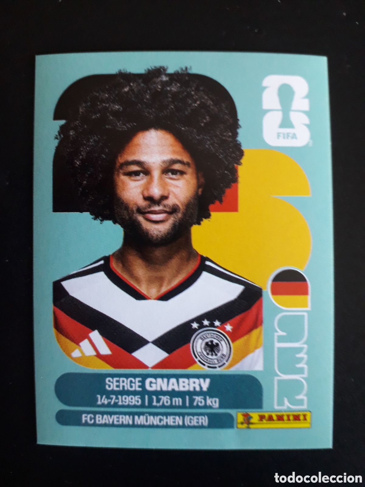 Cartes &agrave; collectionner de Football: GNABRY ALEMANIA GER 16 MUNDIAL F&Uacute;TBOL 2026 FIFA WORLD CUP PANINI SIN PEGAR PEDIDO M&Iacute;NIMO 3&euro;