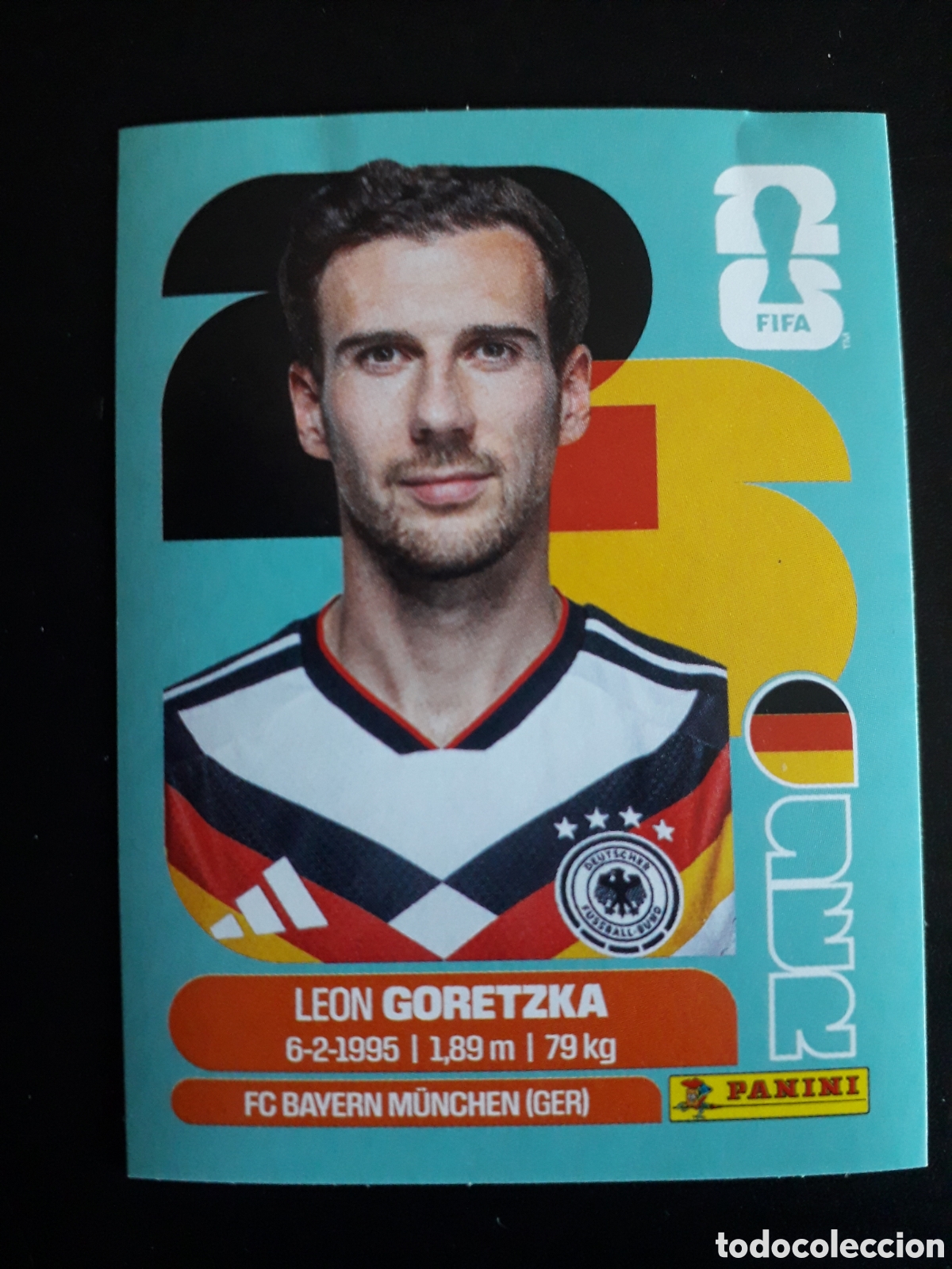 Football Stickers: GORETZKA ALEMANIA GER 14 MUNDIAL F&Uacute;TBOL 2026 FIFA WORLD CUP PANINI SIN PEGAR PEDIDO M&Iacute;NIMO 3&euro;.