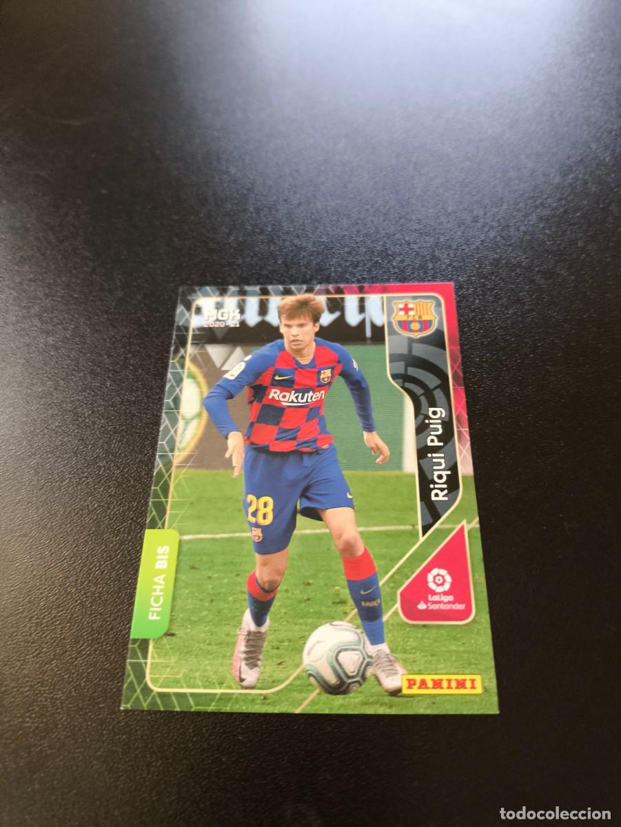 Football Stickers: 64 BIS RIQUI PUIG BARCELONA BAR&Ccedil;A LIGA MGK 2020 2021 MEGACRACKS PANINI 20 21 NO ESTE