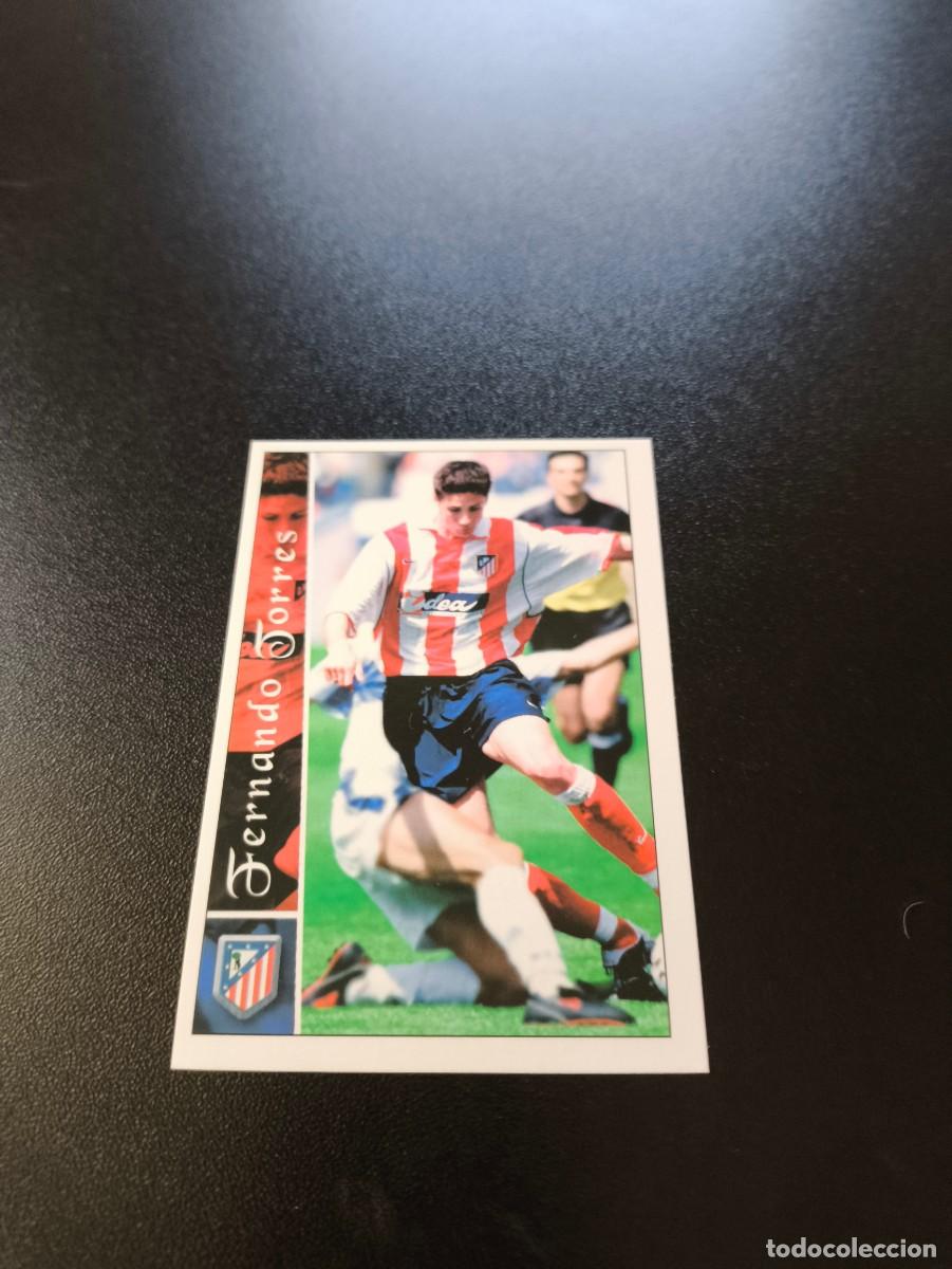 Cromos de F&uacute;tbol: 481 FERNANDO TORRES ROOKIE ATLETICO MADRID MUNDICROMO LAS FICHAS DE LA LIGA 2002 2002 NO PANINI ESTE