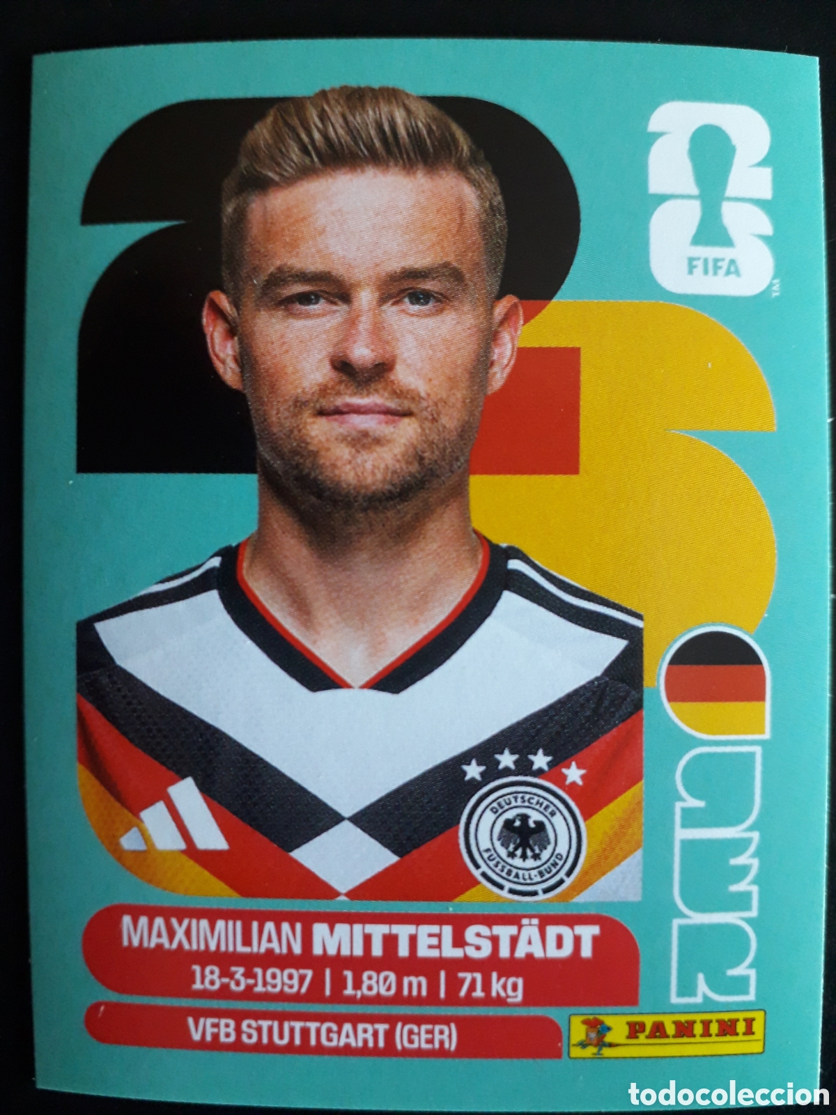 Cromos de F&uacute;tbol: MITTELST&Auml;DT ALEMANIA GER 9 MUNDIAL F&Uacute;TBOL 2026 FIFA WORLD CUP PANINI SIN PEGAR PEDIDO M&Iacute;NIMO 3&euro;.