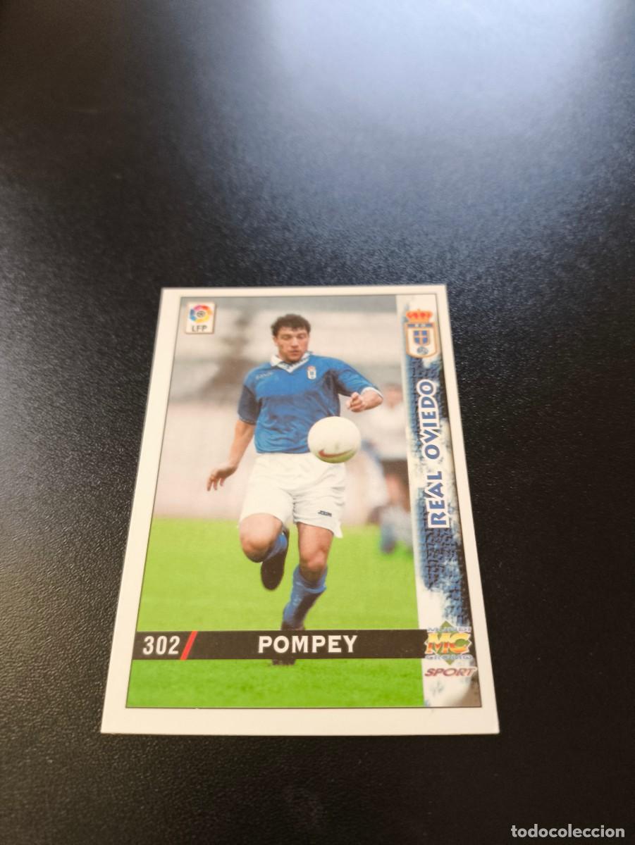 Cromos de F&uacute;tbol: 302 POMPEY REAL OVIEDO BAJA MUNDICROMO LAS FICHAS DE LA LIGA 1998 1999 98 99 NO PANINI ESTE