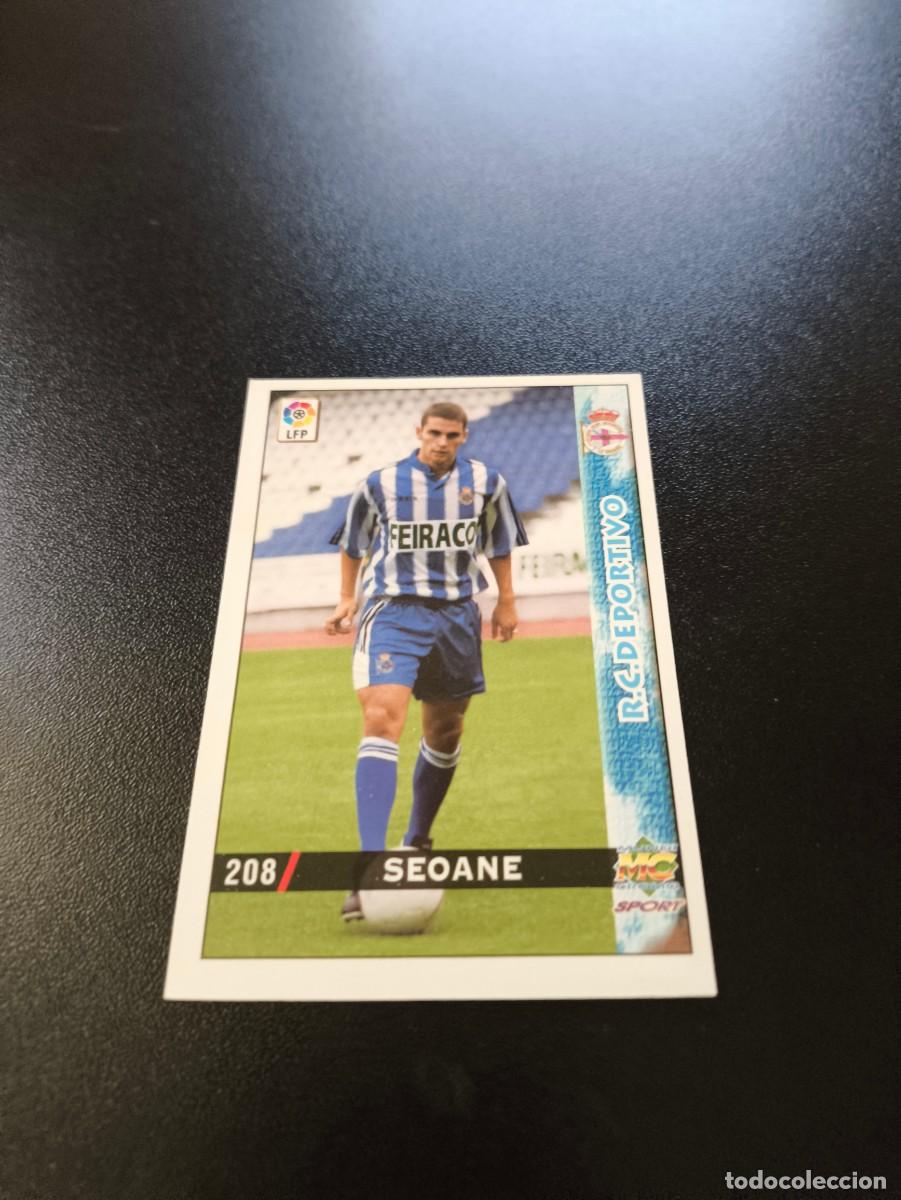 Cromos de F&uacute;tbol: 208 SEOANE DEPORTIVO CORU&Ntilde;A BAJA MUNDICROMO LAS FICHAS DE LA LIGA 1998 1999 98 99 NO PANINI ESTE