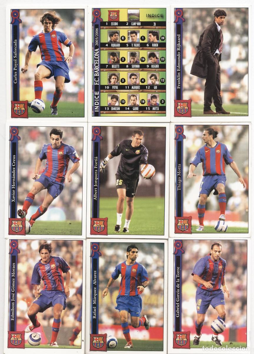 Cromos de F&uacute;tbol: F.C. BARCELONA FRANK RIJKAARD N&ordm; 4 MUNDICROMO LAS FICHAS DE LA LIGA 2005 2006 05 06