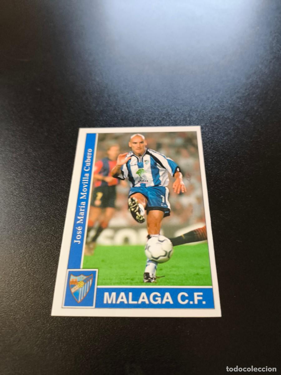Cromos de F&uacute;tbol: N&ordm; 158 MOVILLA BAJA M&Aacute;LAGA CROMO DE F&Uacute;TBOL FICHAS LIGA 2001 2002 MUNDICROMO 01 02