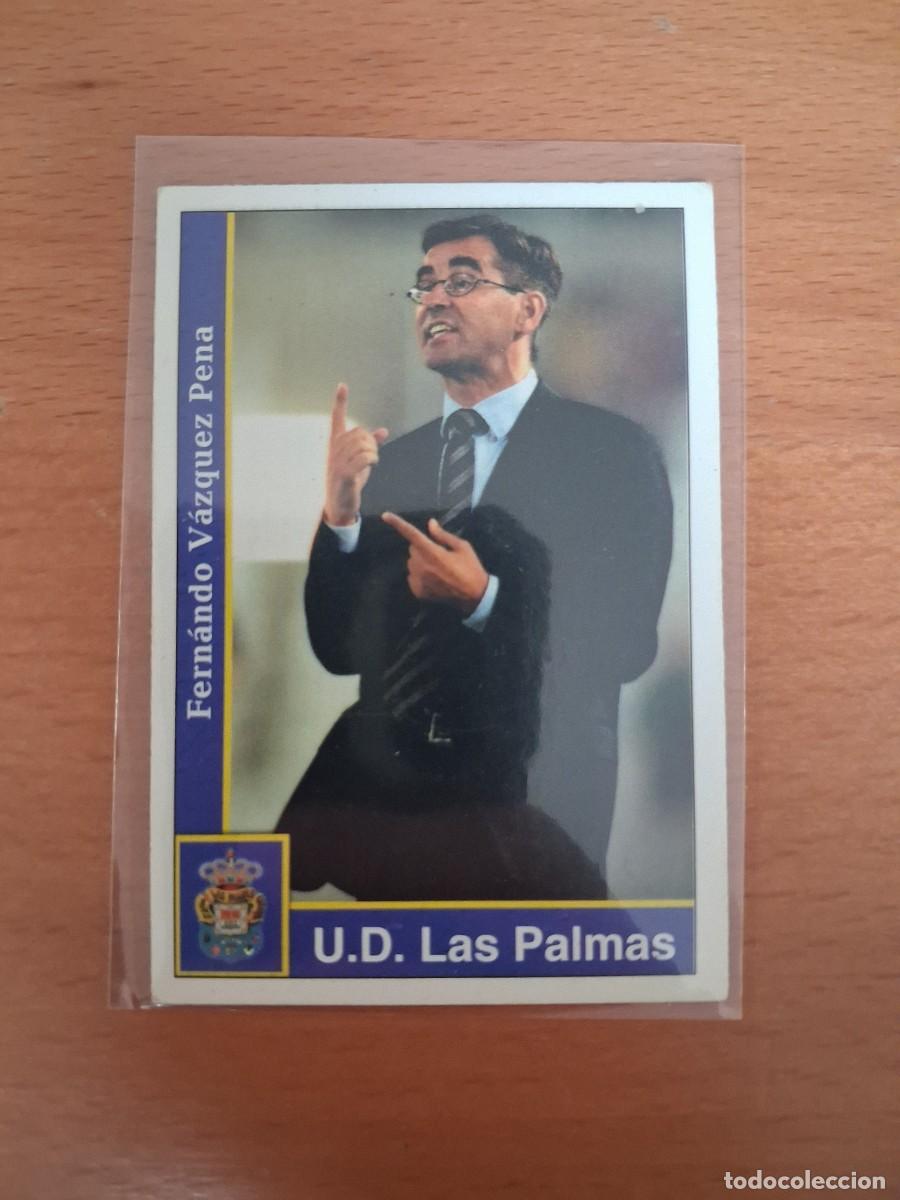 Figurine di Calcio: Fichas de la Liga de Mundicromo 2001 2002 01 02 UD Las Palmas 212 Fernando Vazquez