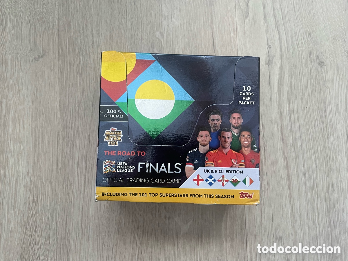 Football Stickers: Caja Topps Match Attax Road to Finals Nations League 2022-23