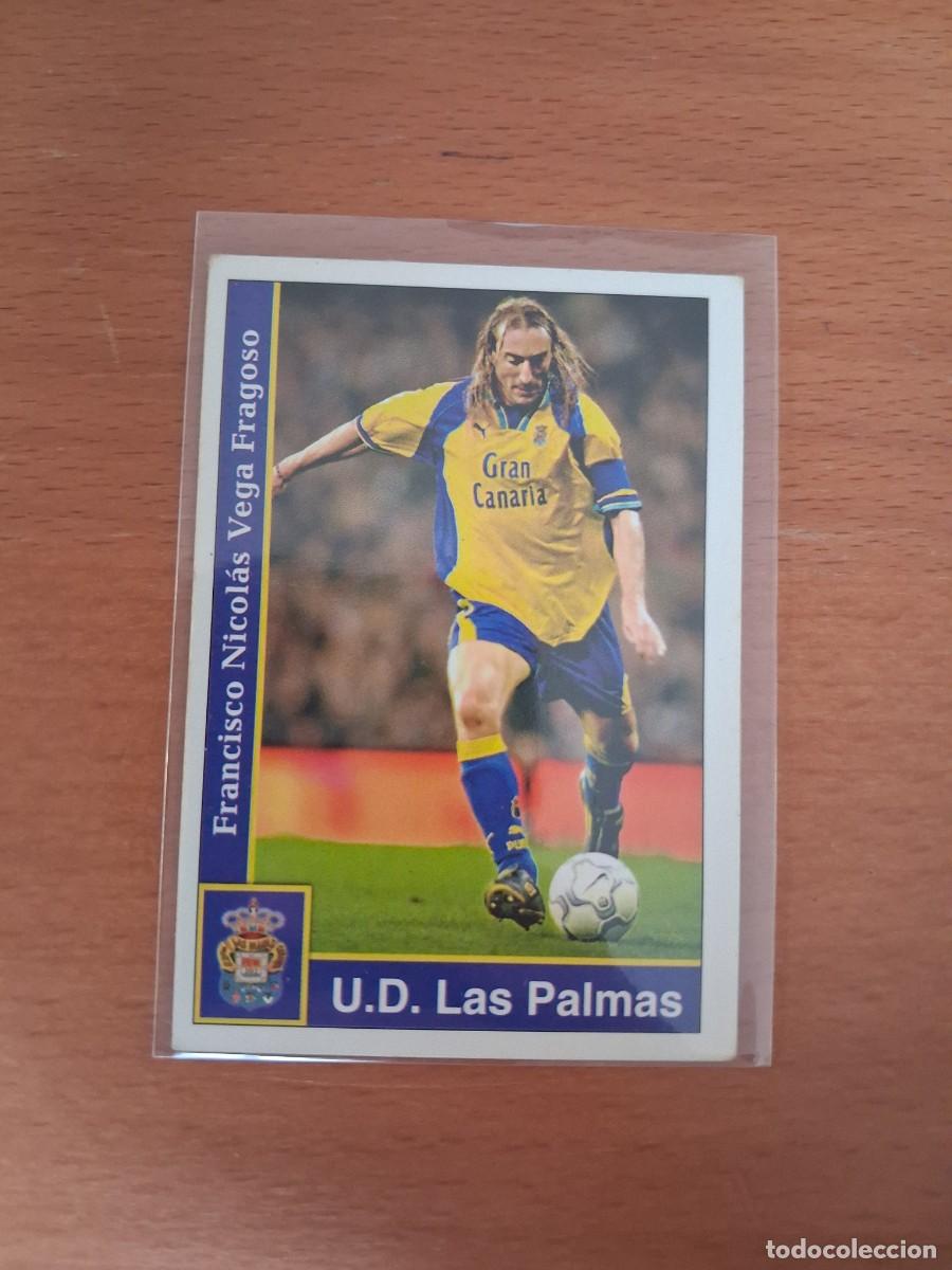 Figurine di Calcio: Fichas de la Liga de Mundicromo 2001 2002 01 02 UD Las Palmas 215 Paqui