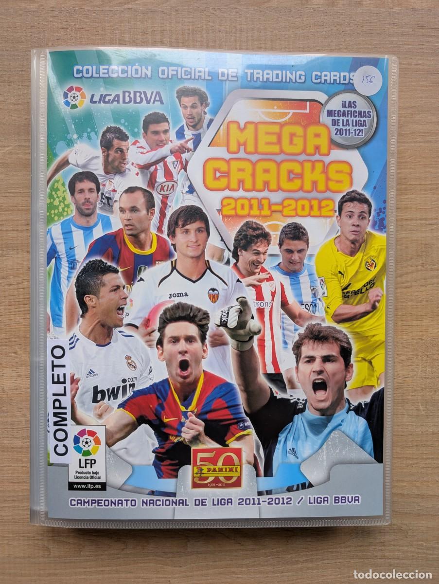 Cromos de F&uacute;tbol: &Aacute;lbum Megacracks 2011-2012 Panini COMPLETO (Contiene las 565 fichas, incluye &iacute;ndices)