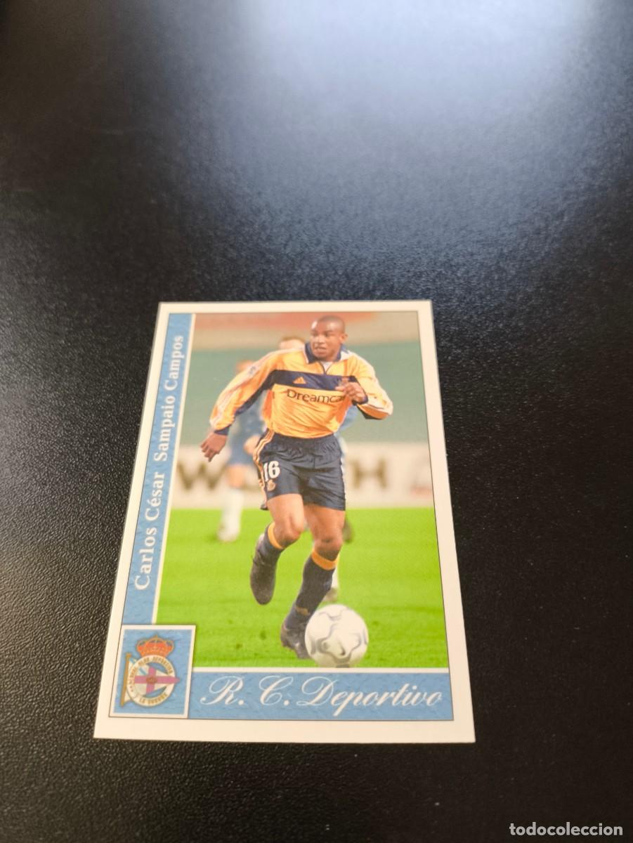 Cromos de Futebol: 32 CESAR SAMPAIO BAJA DEPORTIVO DE LA CORU&Ntilde;A CROMO DE F&Uacute;TBOL FICHAS LIGA 2001 2002 MUNDICROMO 01 02