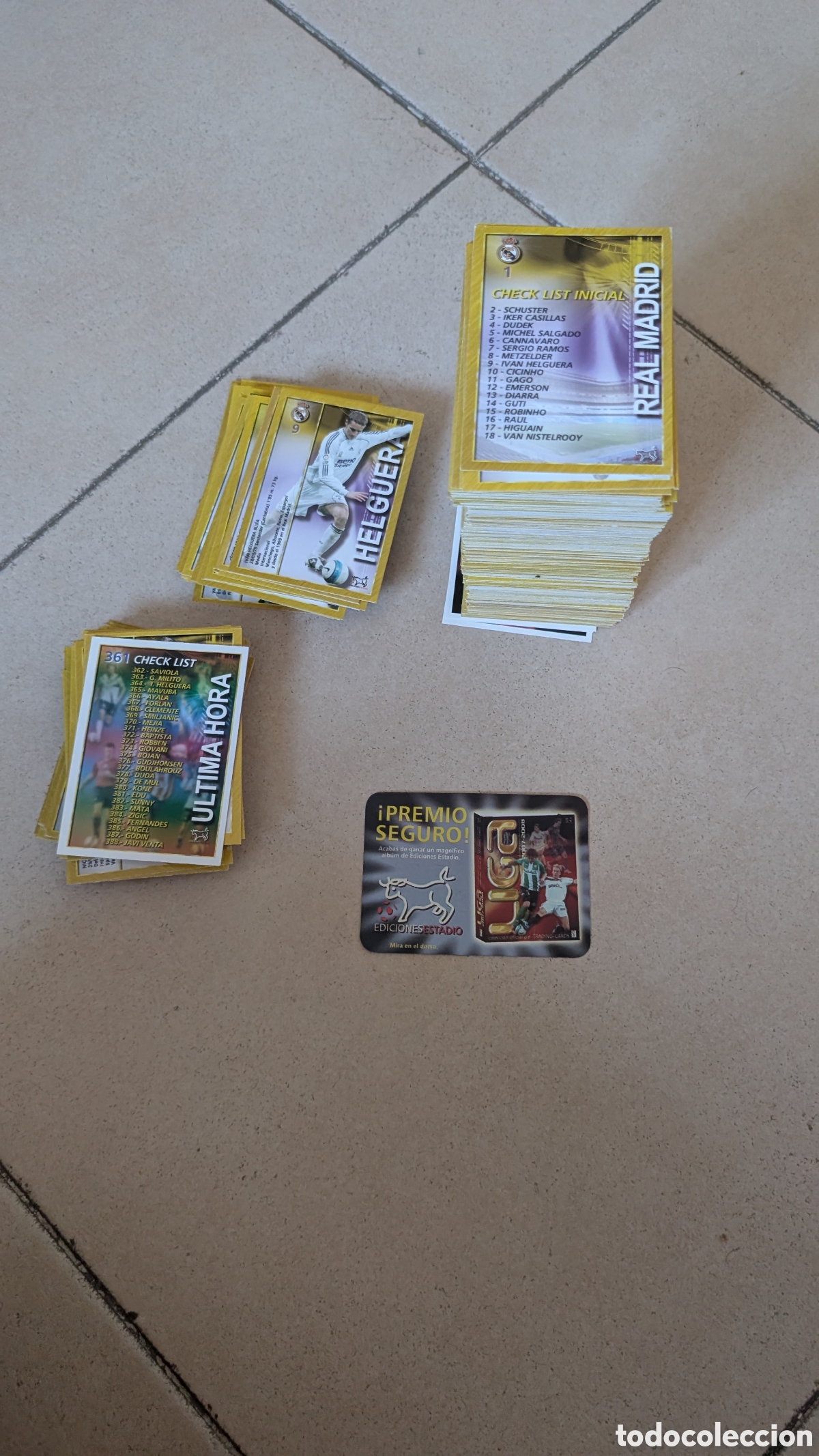 Cromos de F&uacute;tbol: COLECCION COMPLETA EDICIONES ESTADIO LIGA 2007/08 07 08 TODO LO EDITADO MENOS MESSI