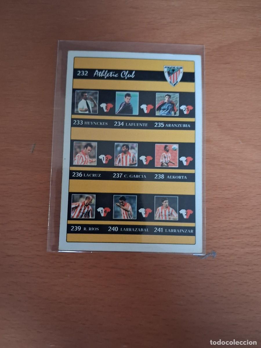 Cromos de F&uacute;tbol: Fichas de la Liga de Mundicromo 2001 2002 01 02 Athletic Club Bilbao 252 Indice