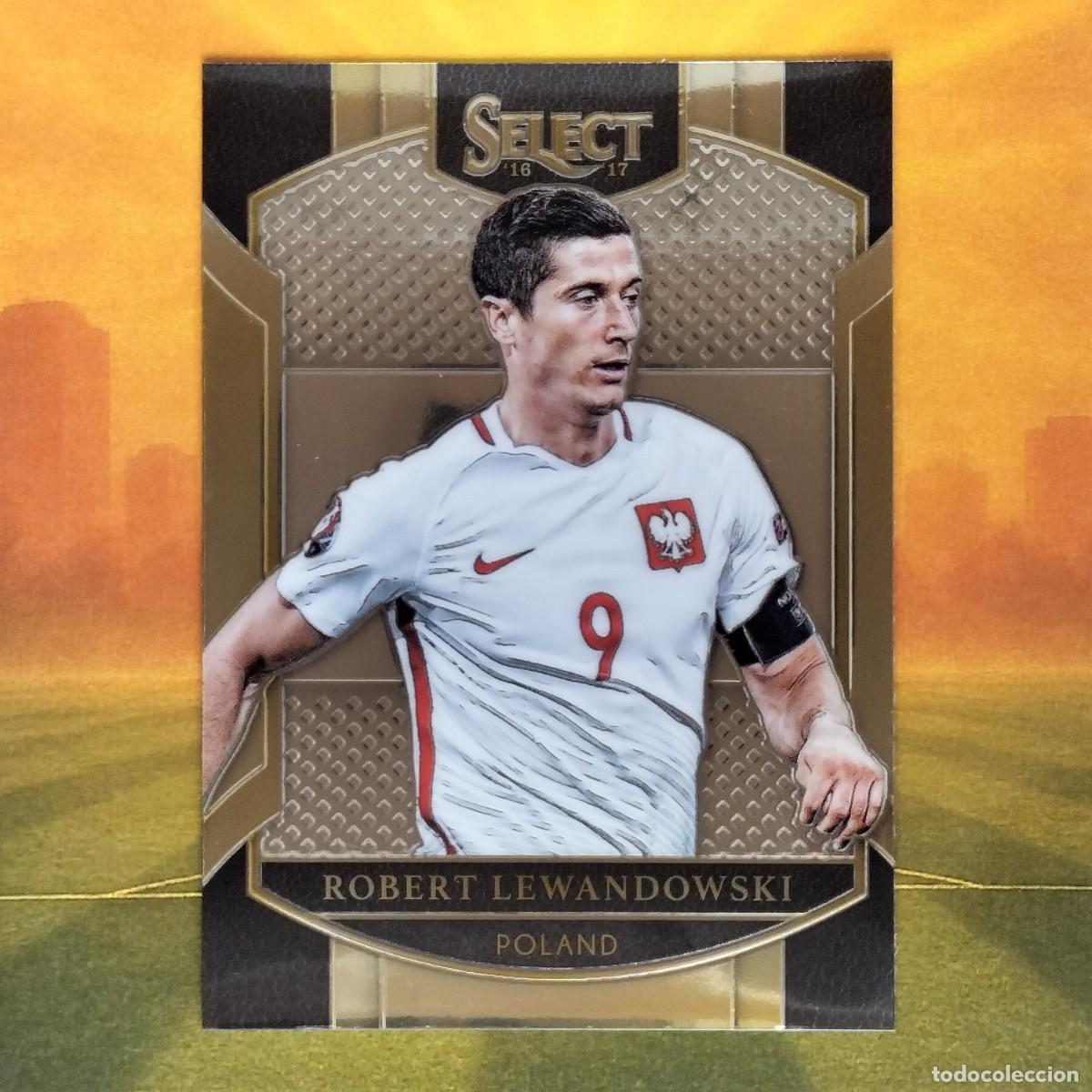 Football Stickers: #5 Robert Lewandowski | Polonia | 2016-17 Panini Select Soccer