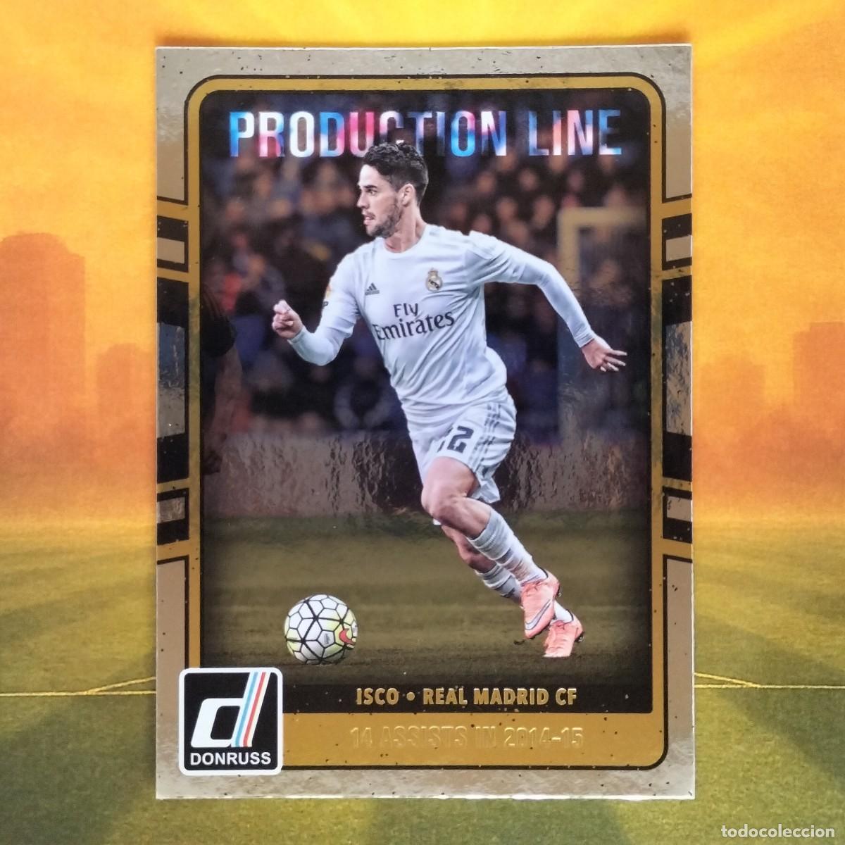 Cromos de F&uacute;tbol: #20 Isco | Real Madrid | Production Line | 2016/17 Donruss Soccer