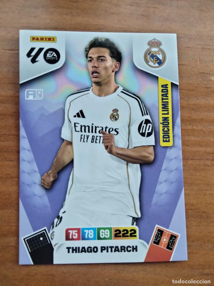 Cromos de F&uacute;tbol: Pitarch rookie edici&oacute;n limitada Real Madrid card Adrenalyn &aacute;lbum liga Panini 25 26 2026