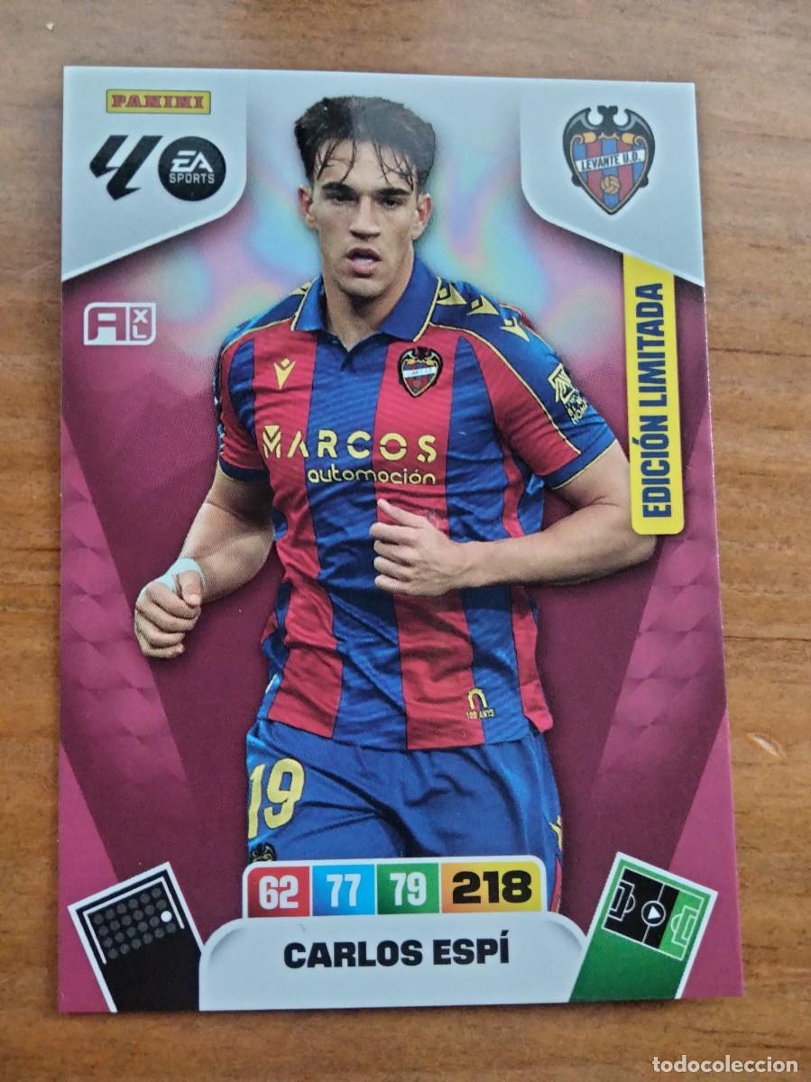 Cromos de F&uacute;tbol: Carlos Espi Levante edici&oacute;n limitada card Adrenalyn &aacute;lbum liga Panini 25 26 2026