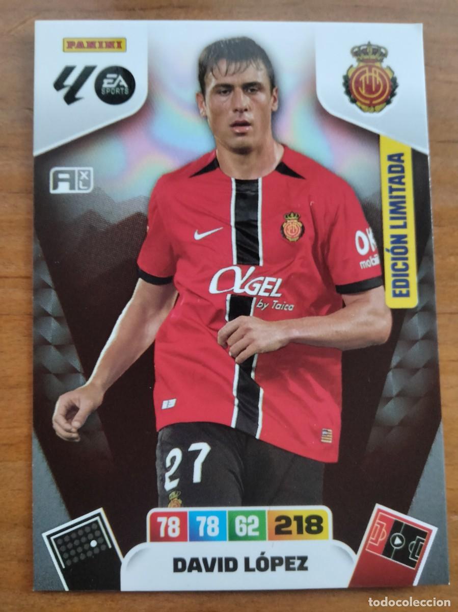 Cromos de F&uacute;tbol: David L&oacute;pez Mallorca edici&oacute;n limitada card Adrenalyn &aacute;lbum liga Panini 25 26 2026