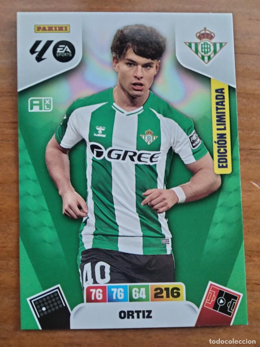 Cromos de F&uacute;tbol: &Aacute;ngel Ortiz Betis edici&oacute;n limitada card Adrenalyn &aacute;lbum liga Panini 25 26 2026