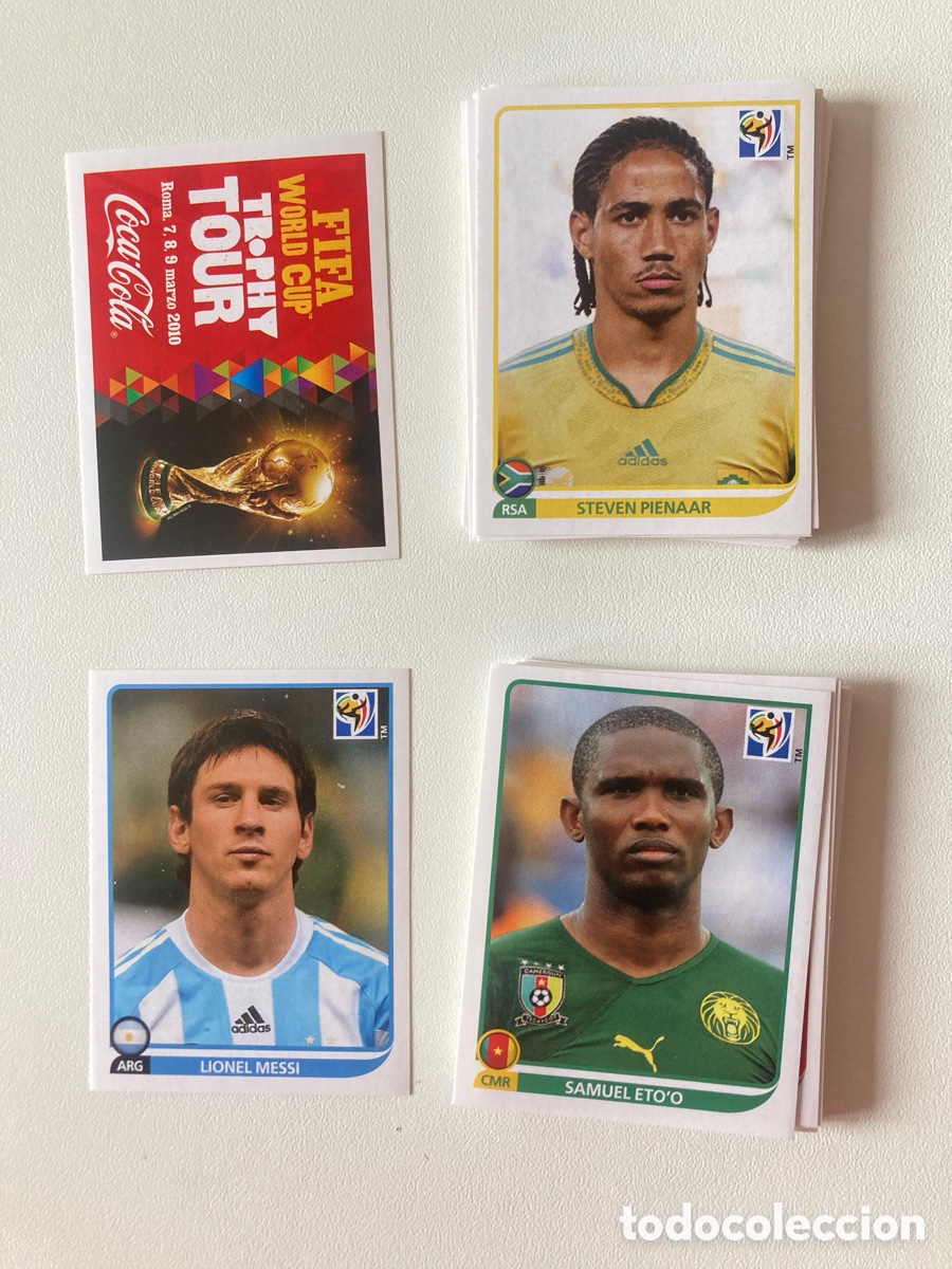Cromos de F&uacute;tbol: Set completo Extras Coca Cola World Cup Sudafrica 2010-Panini