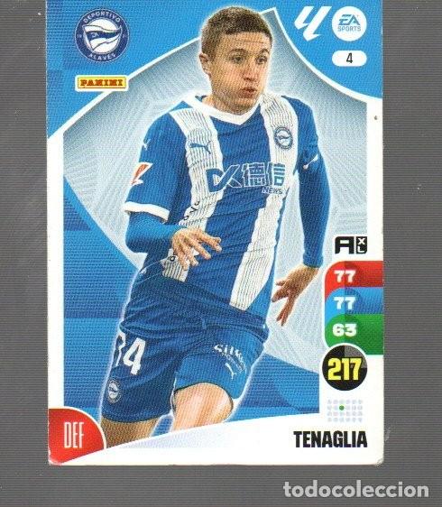Cromos de F&uacute;tbol: CROMO DE LIGA FUTBOL 2024/25 DE XL ADRENALYN Y PANINI DE ALAV&Eacute;S N&ordm; 4 TENAGLIA