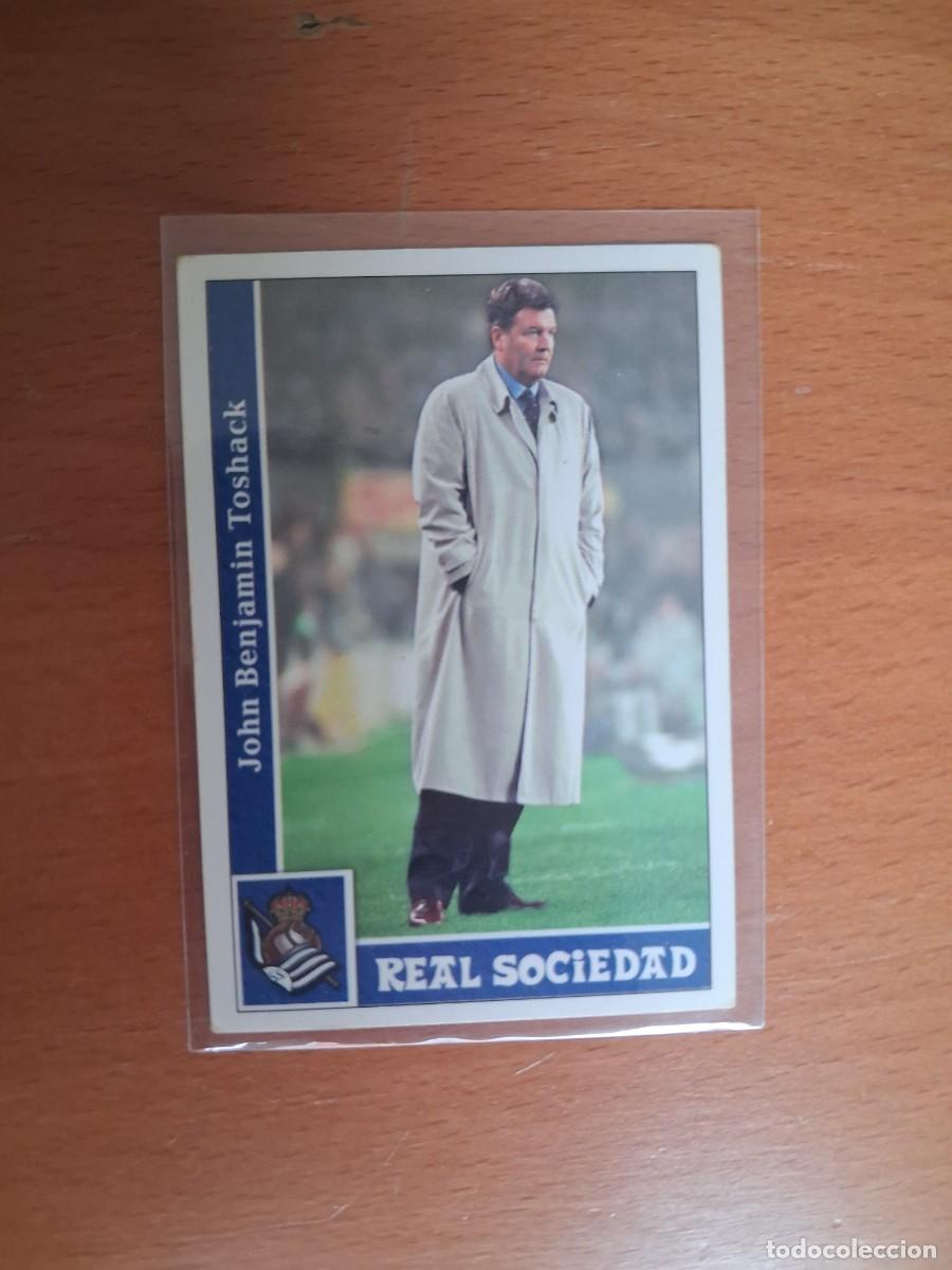 Cromos de F&uacute;tbol: Fichas de la Liga de Mundicromo 2001 2002 01 02 Real Sociedad 254 Toshack