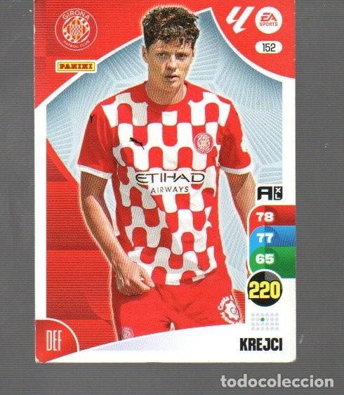 Cromos de F&uacute;tbol: CROMO DE LIGA FUTBOL 2024/25 DE XL ADRENALYN Y PANINI DE GERONA N&ordm; 152 KREJCI