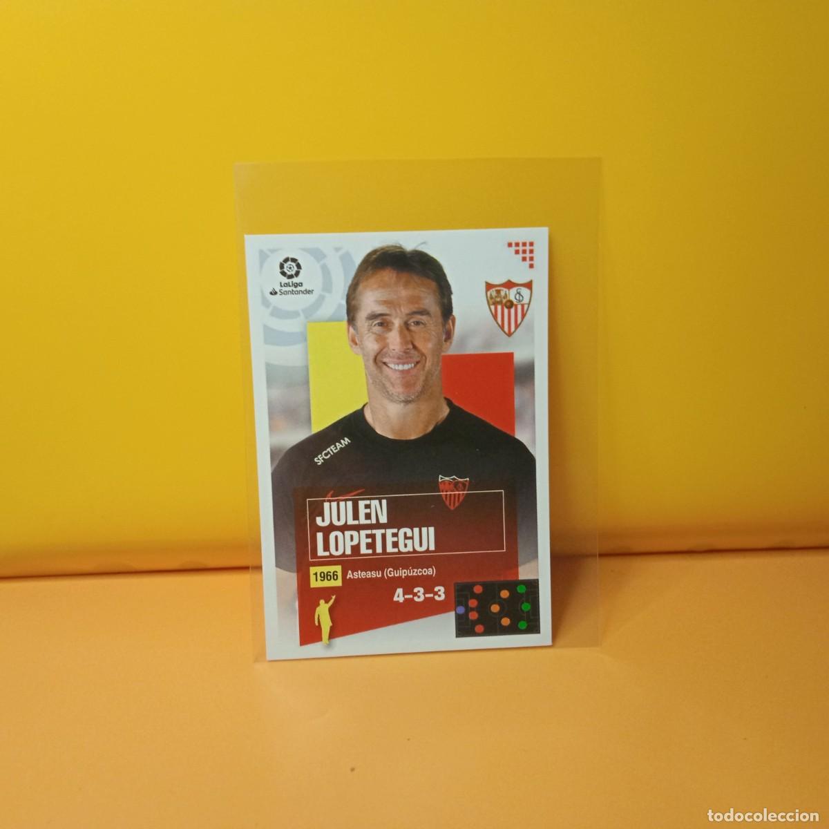 Cromos de F&uacute;tbol: EDICIONES ESTE 2020 2021 20 21 SEVILLA F.C JULEN LOPETEGUI 1