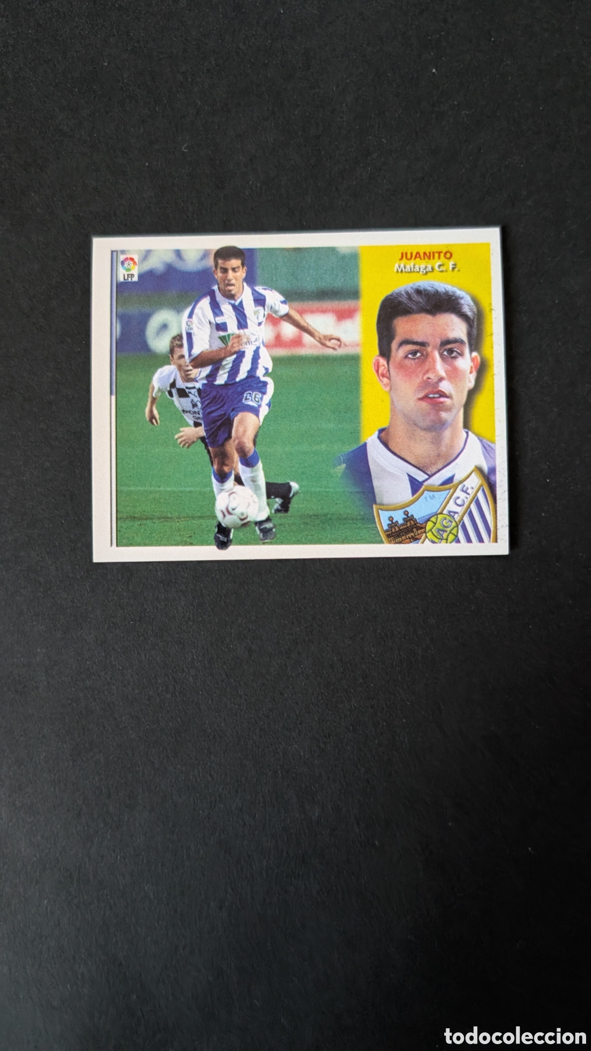 Football Stickers: JUANITO MALAGA FICHAJE 13 BIS LIGA ESTE 2002/03 02 03 NUNCA PEGADO SIN PEGAR