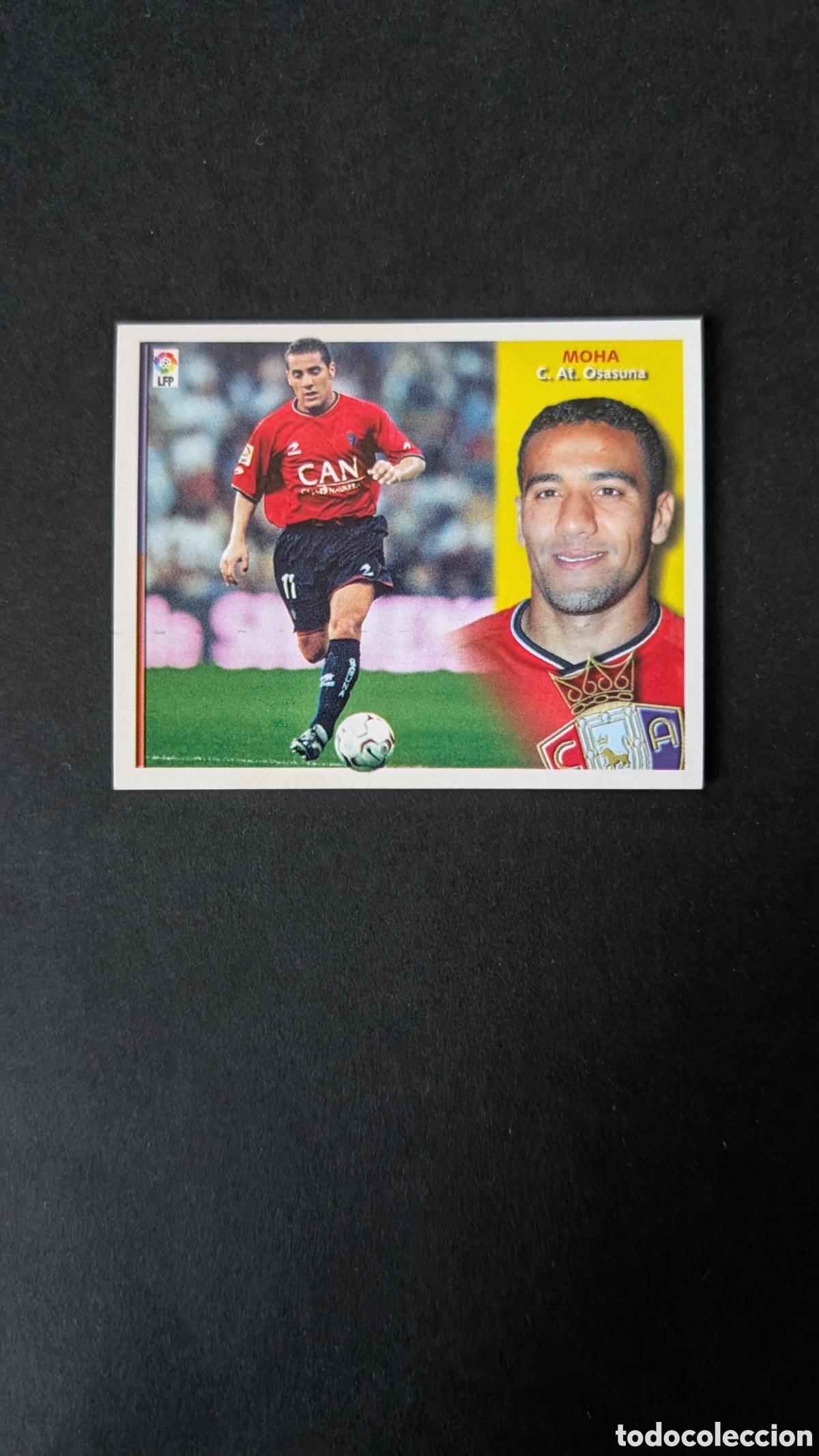 Cartes &agrave; collectionner de Football: MOHA OSASUNA FICHAJE 14 BIS LIGA ESTE 2002/03 02 03 NUNCA PEGADO SIN PEGAR