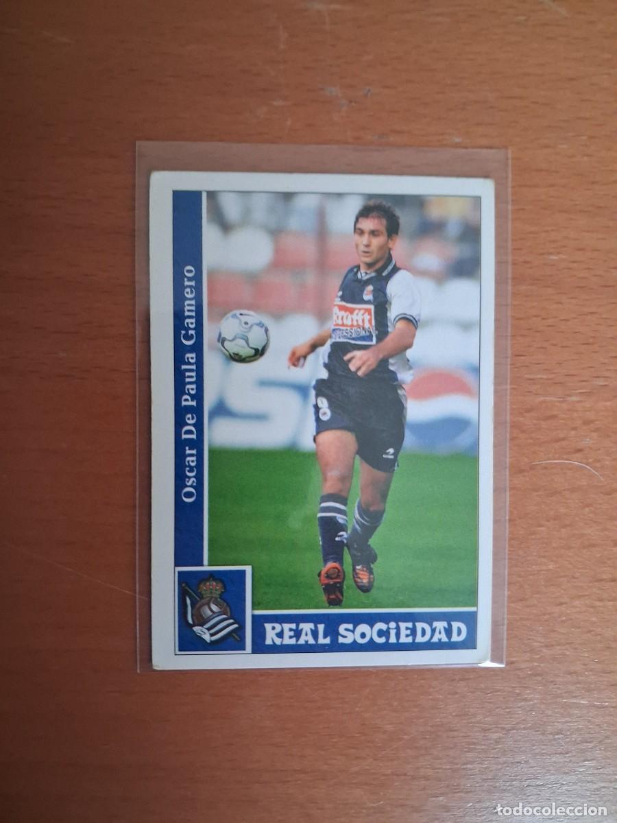 Cromos de F&uacute;tbol: Fichas de la Liga de Mundicromo 2001 2002 01 02 Real Sociedad 272 De Paula