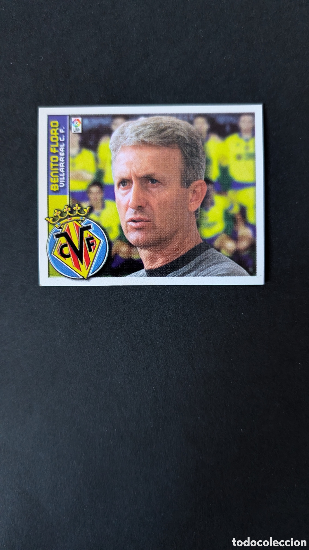 Cartes &agrave; collectionner de Football: BENITO FLORO VILLARREAL ENTRENADOR COLOCA LIGA ESTE 2002/03 02 03 NUNCA PEGADO SIN PEGAR