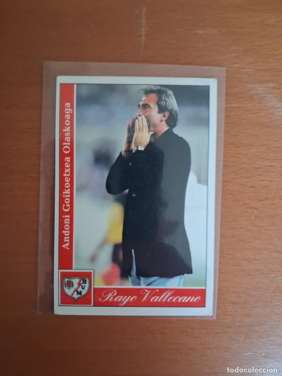 Cromos de F&uacute;tbol: Fichas de la Liga de Mundicromo 2001 2002 01 02 Rayo Vallecano 275 Goikoetxea