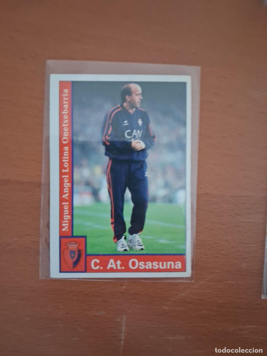 Football Stickers: Fichas de la Liga de Mundicromo 2001 2002 01 02 CA Osasuna 296 Lotina
