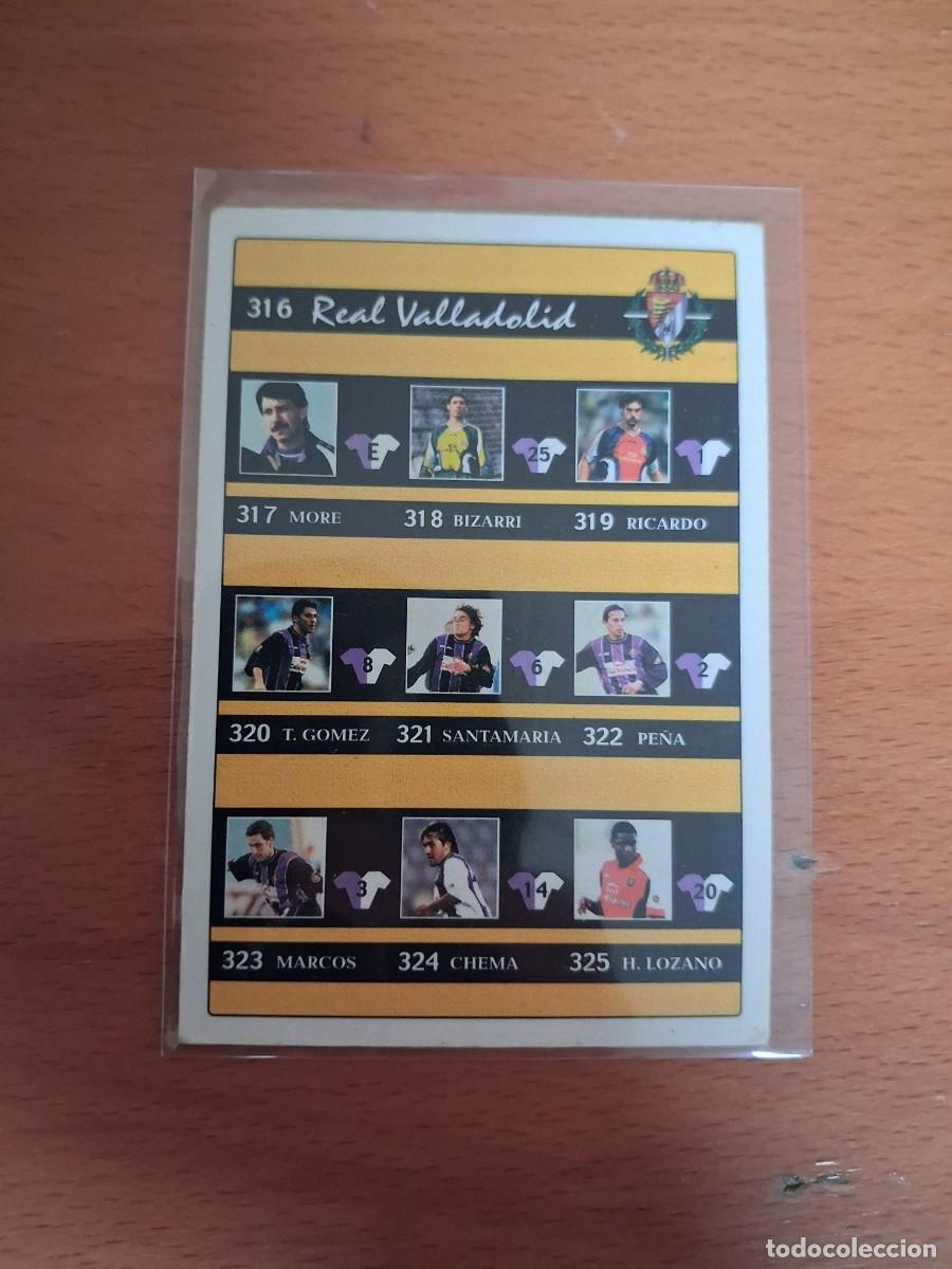 Cromos de F&uacute;tbol: Fichas de la Liga de Mundicromo 2001 2002 01 02 Real Valladolid 336 Indice