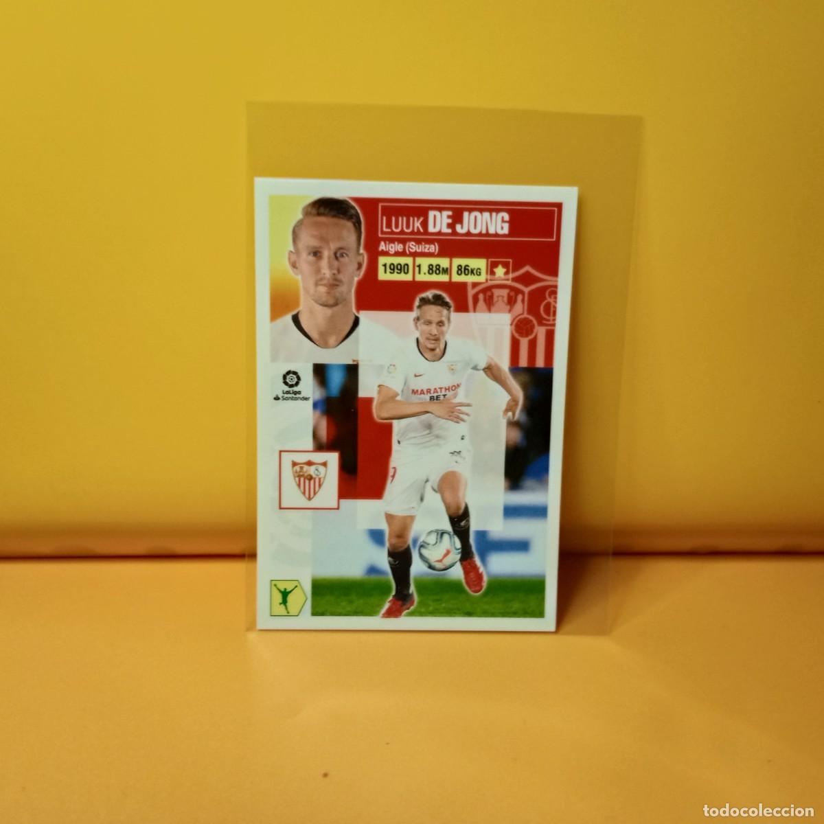 Cromos de F&uacute;tbol: EDICIONES ESTE 2020 2021 20 21 SEVILLA F.C DE JONG 17