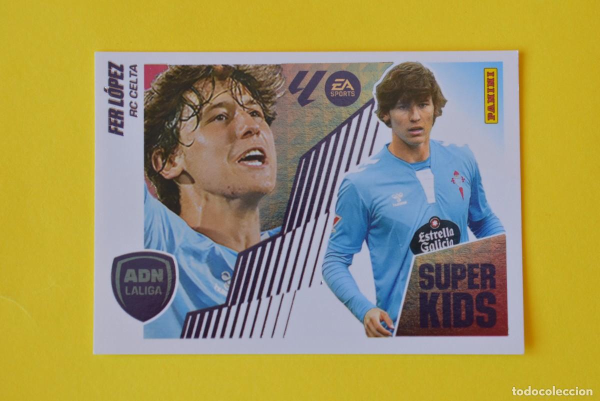 Cromos de F&uacute;tbol: Cromo Liga 25 26. 2025 2026. ADN LA LIGA. Super Kids. Fer L&oacute;pez. N. &ordm; 8. Celta de Vigo. Panini