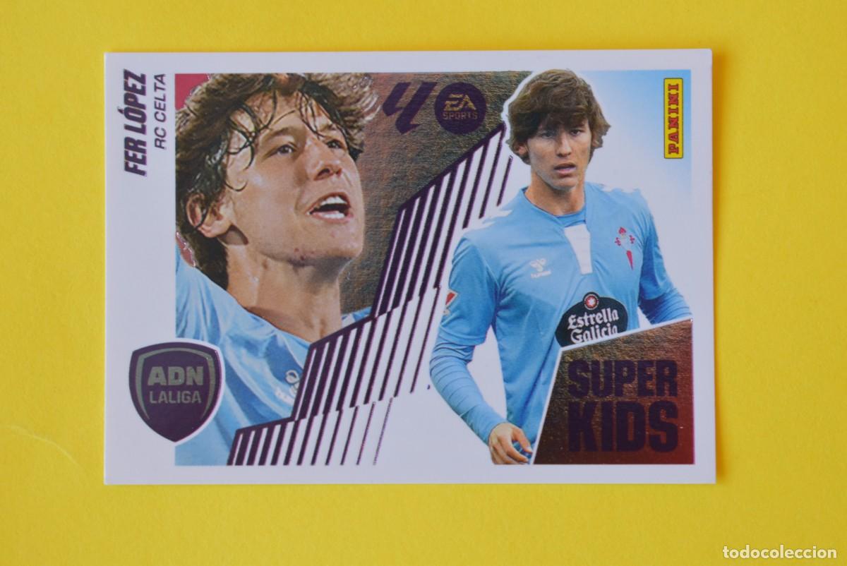 Cromos de F&uacute;tbol: Cromo Liga 25 26. 2025 2026. ADN LA LIGA. Super Kids. Fer L&oacute;pez. N. &ordm; 8. Celta de Vigo. Panini