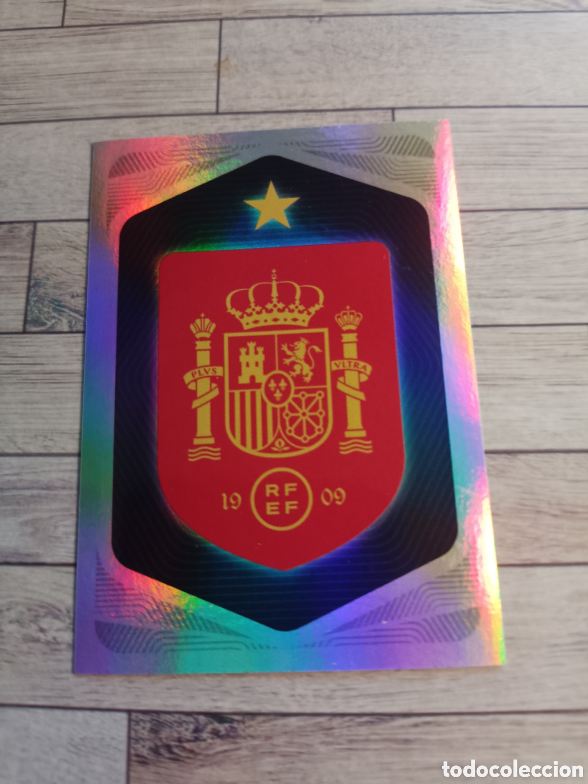 Cromos de F&uacute;tbol: 1 ESCUDO SELECCION ESPA&Ntilde;OLA ESPA&Ntilde;A MUNDIAL CARREFOUR 26 PANINI 2026