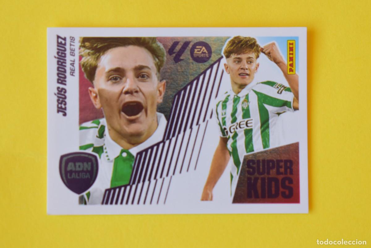 Cromos de F&uacute;tbol: Cromo Liga 25 26. 2025 2026. Jes&uacute;s Rodr&iacute;guez. N. &ordm; 13. ADN La Liga. Super Kids. Betis. Panini