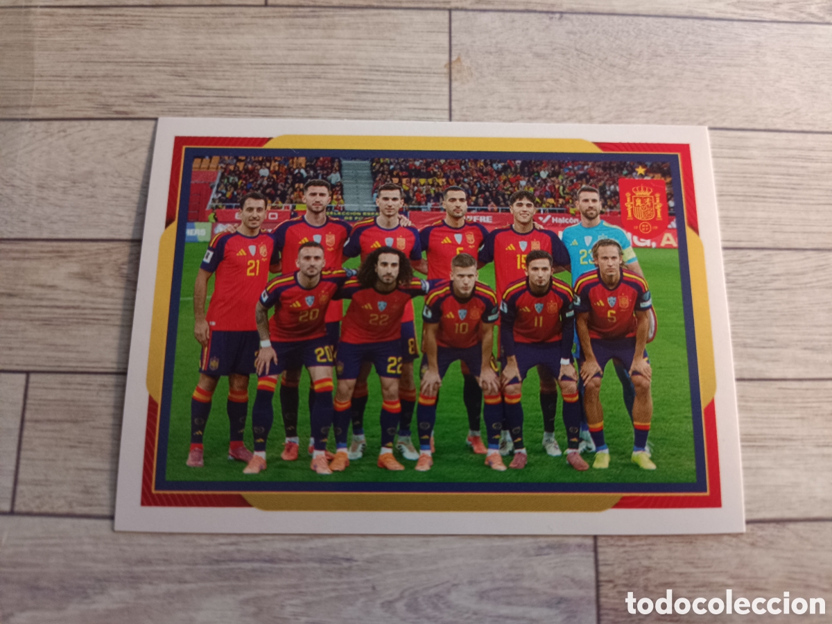 Cromos de F&uacute;tbol: 4 ALINEACION SELECCION ESPA&Ntilde;OLA ESPA&Ntilde;A MUNDIAL CARREFOUR 26 PANINI 2026